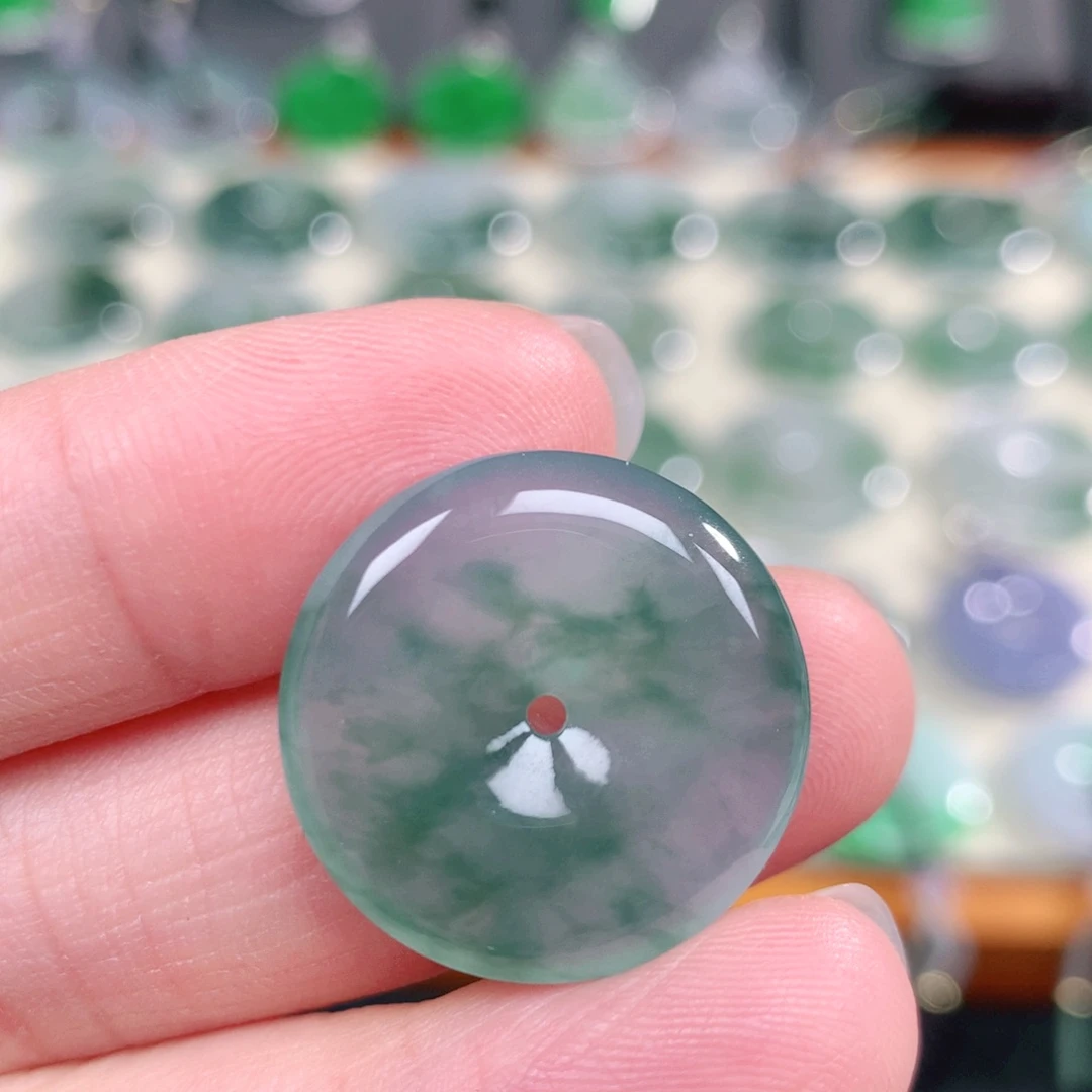 颈饰未镶嵌翡翠天然缅甸翡翠a货21.6-4.3