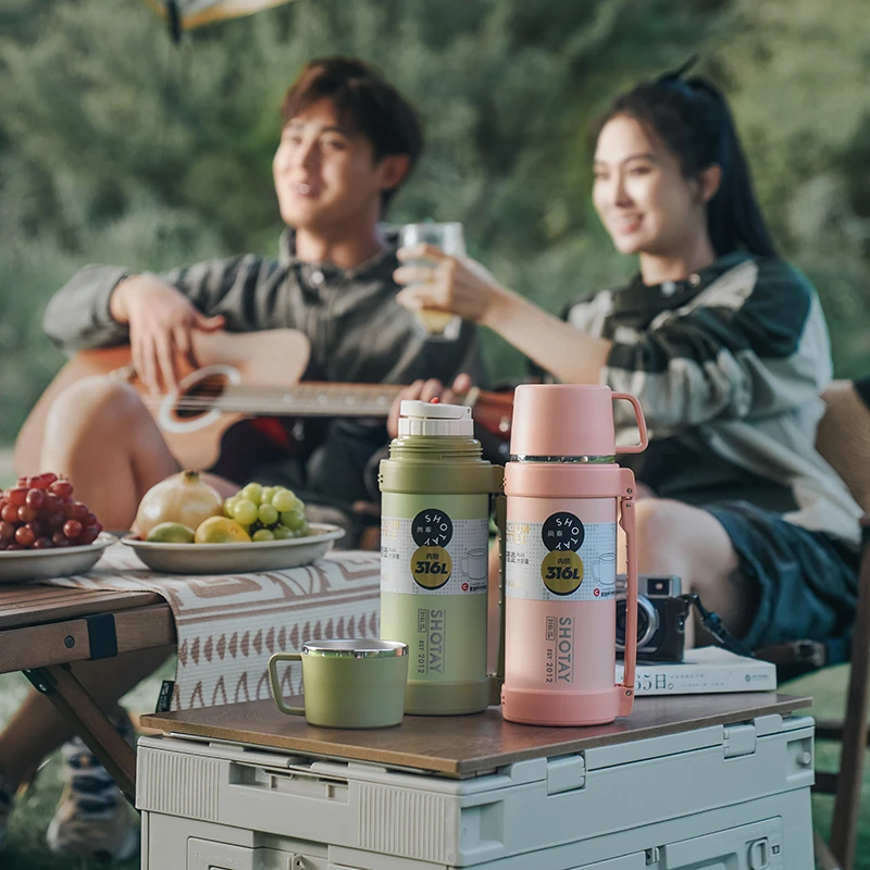 尚泰316L不锈钢内胆保温杯旅行大容量保温杯保冷水杯车载户外旅游