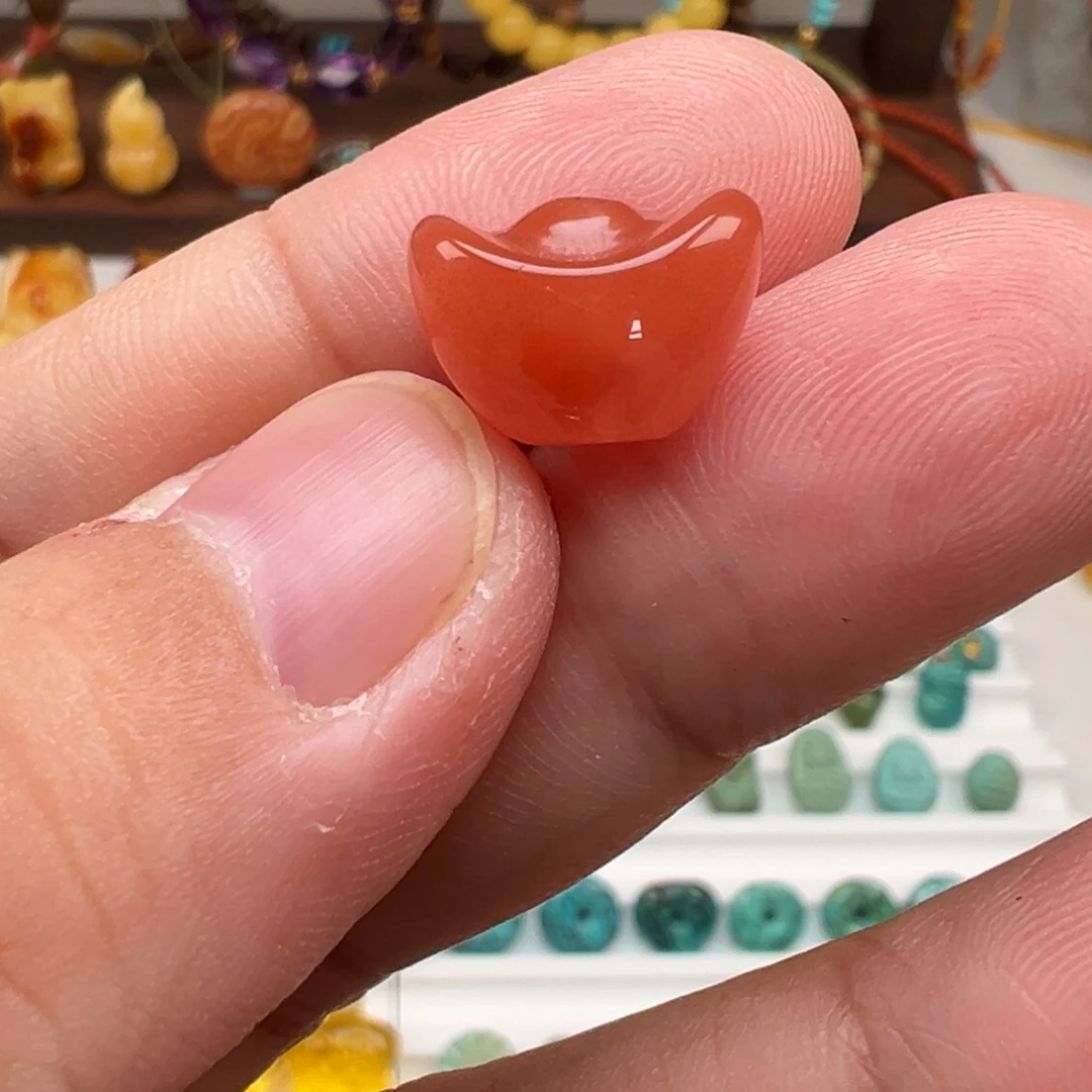 南红玛瑙未镶嵌吊坠(不含链)