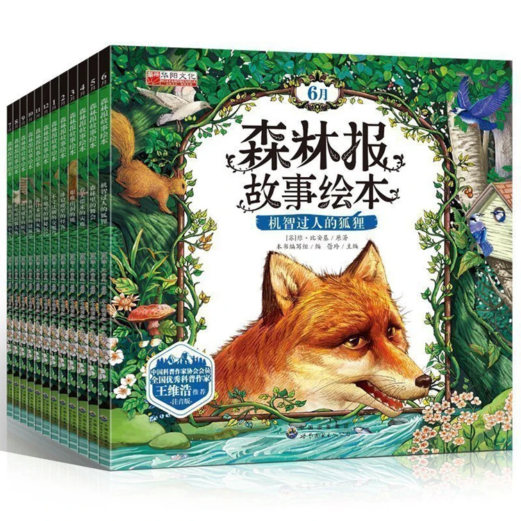 森林报故事绘本儿童书籍读物小学生儿童文学全套12册正版精装