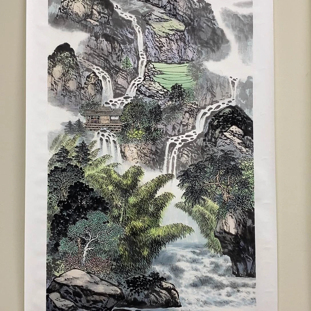 国画刘路生四尺精品佳作