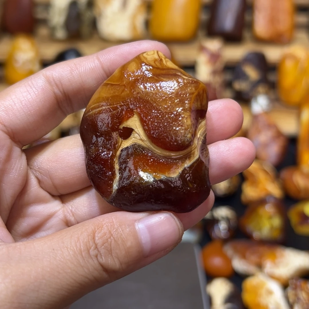 诺***祟定制琥珀未镶嵌琥珀蜜蜡