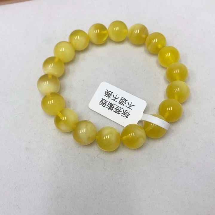 蜜蜡未镶嵌裸石串