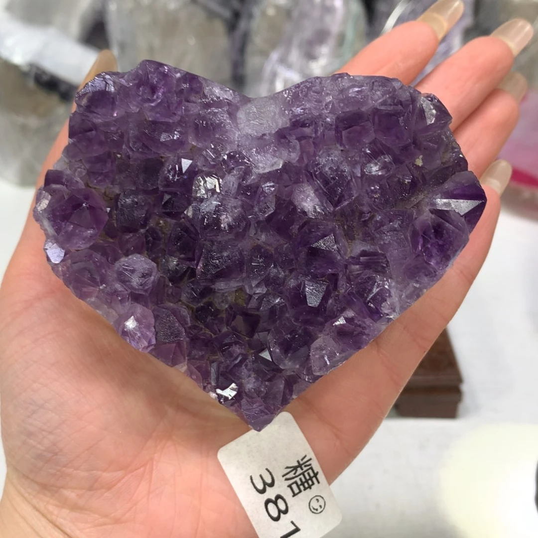 紫晶摆件未镶嵌水晶