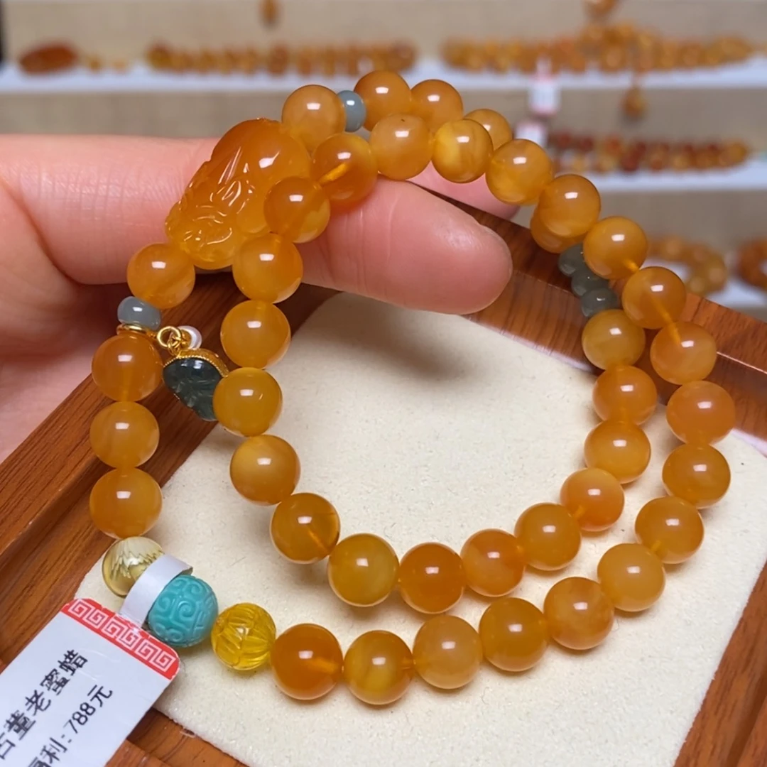 【闪购商品】未镶嵌蜜蜡手链手串