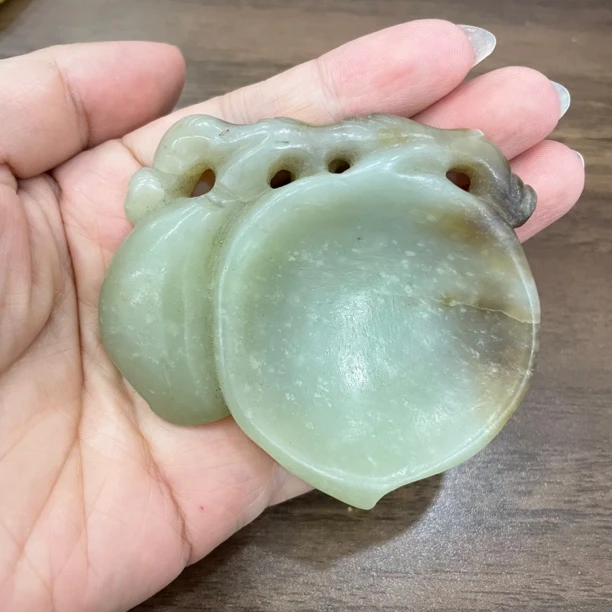 和田玉笔洗文玩摆件