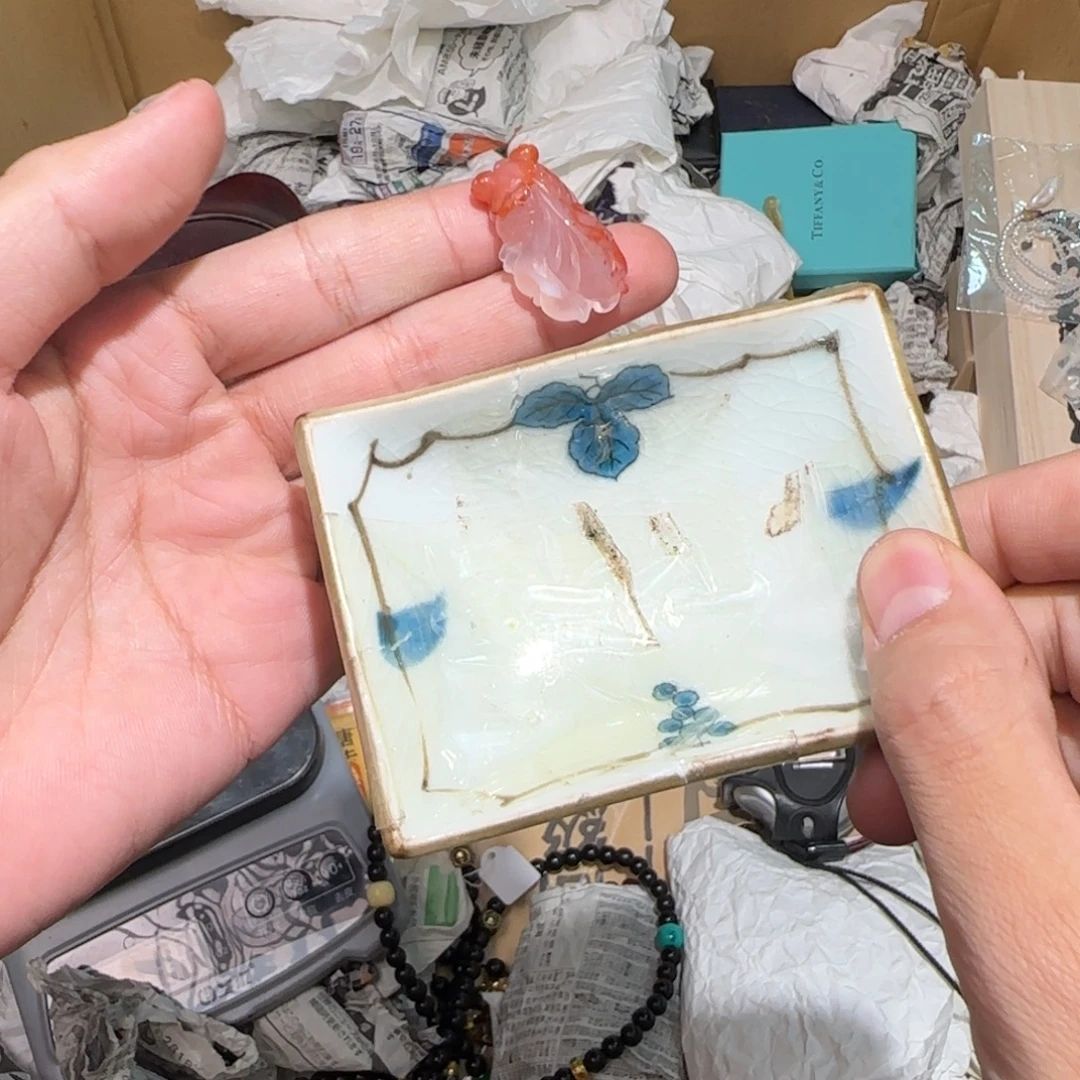 陶瓷孤品单件车里拍