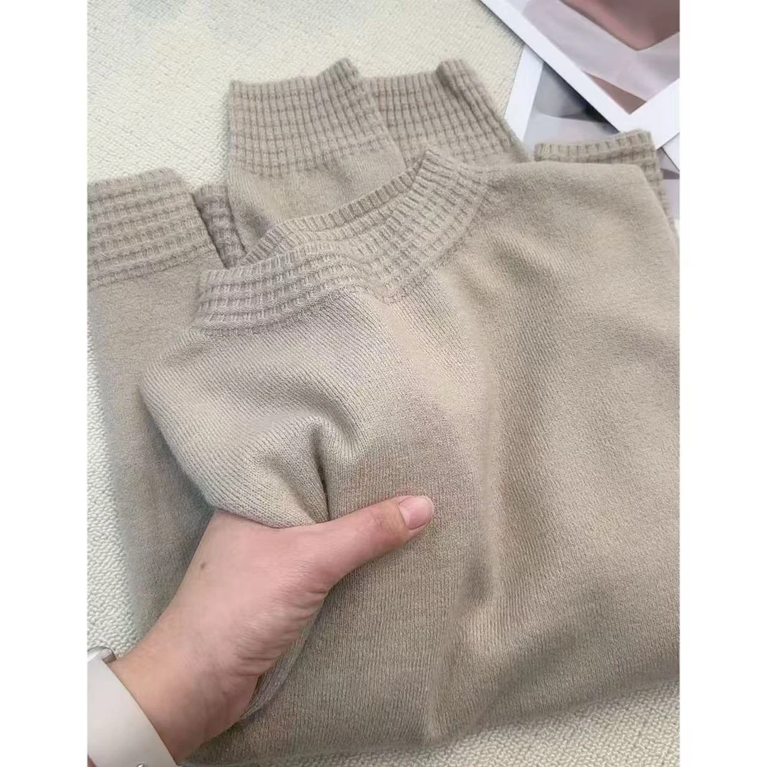 Q丽丽家~小杏杏时尚休闲百搭半高领针织衫上衣163