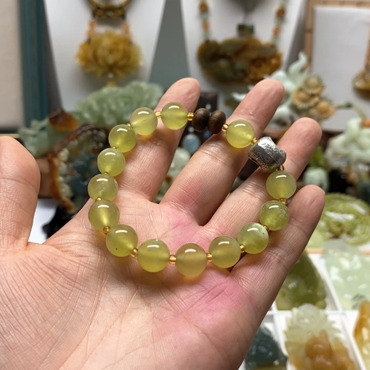 蛇纹石玉未镶嵌手串