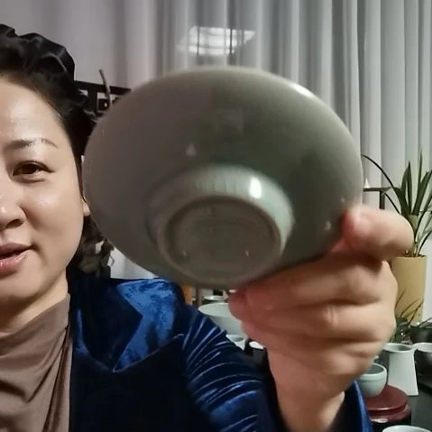 手工艺品钧瓷汝瓷盖碗三才88888888