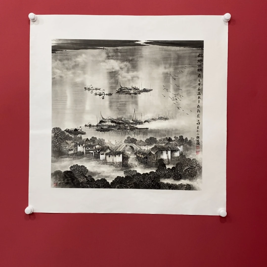 国画莫桂明四尺斗方精品佳作