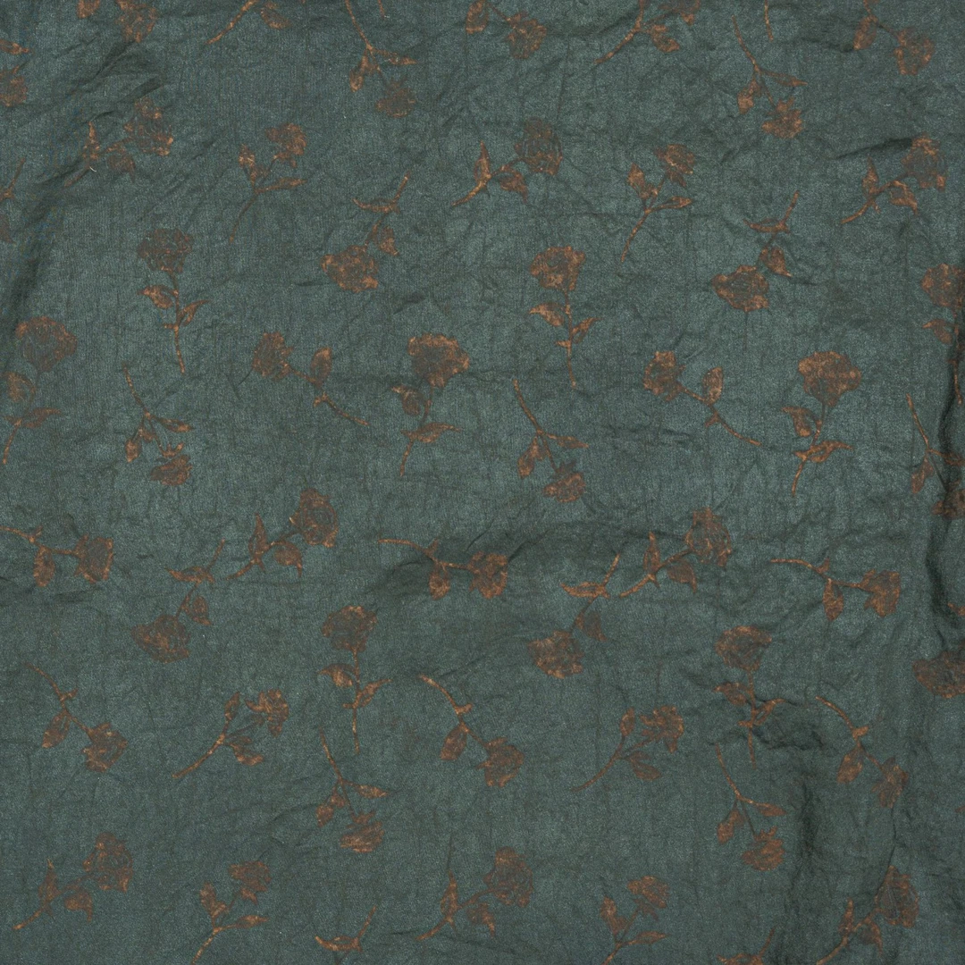 电力纺龟纹/香云纱腊染-隐花  25姆米 门幅110 一经裁剪概不退换