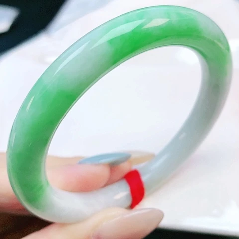 未镶嵌手镯翡翠52圆条882662