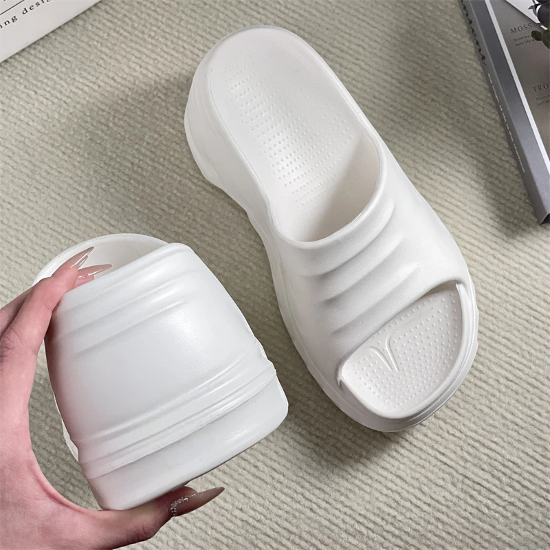 【小个子福音】巴黎拖鞋女款2025新款网红爆款厚底沙滩防滑凉拖潮