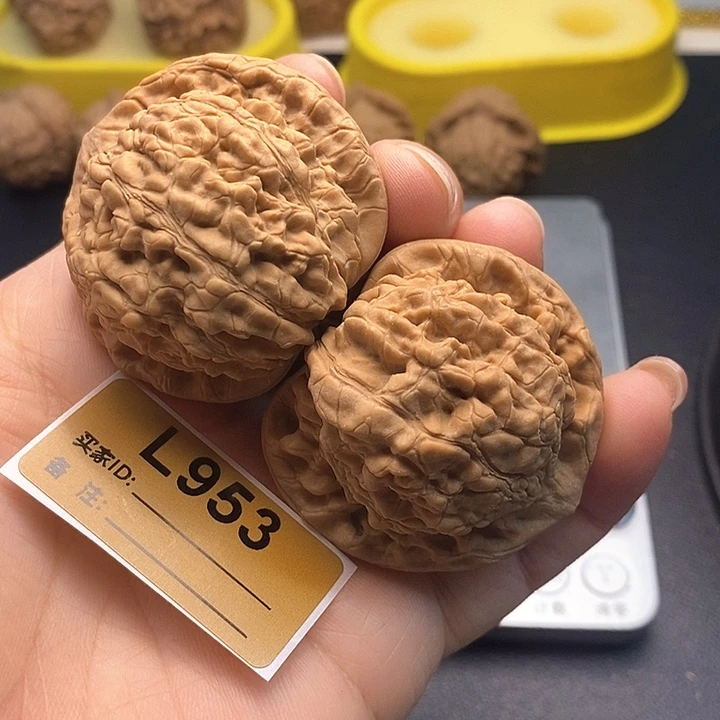 文玩核桃把件官帽4.6