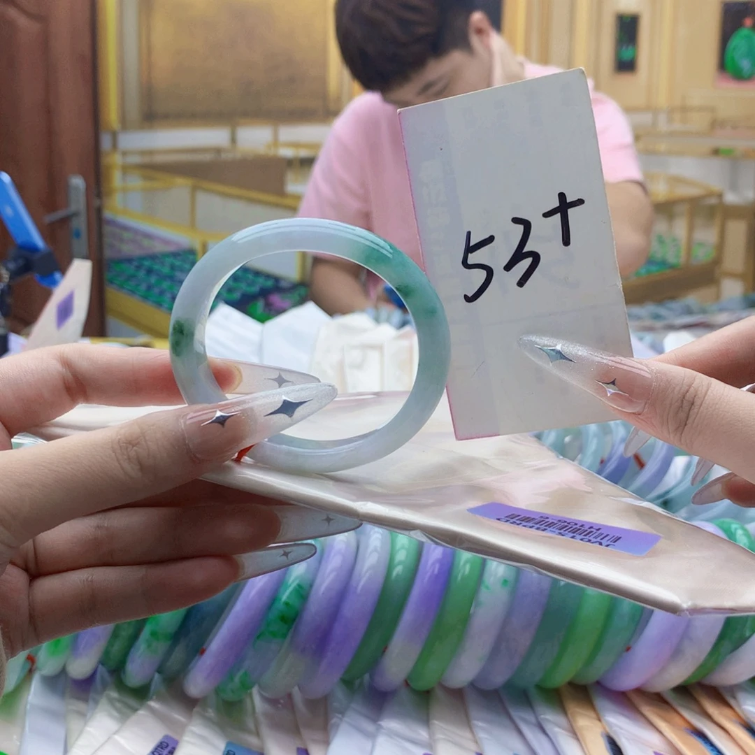 翡翠未镶嵌手镯mm