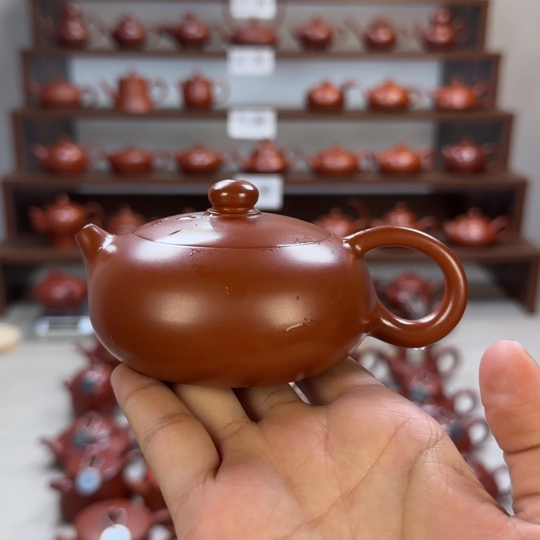 *****茶壶紫砂潮州手拉壶扁西施吴老师
