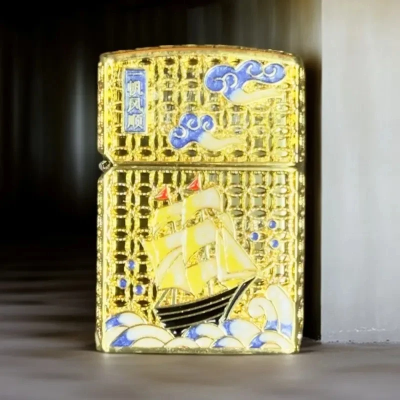 【一帆风顺金】夜光防风打火机