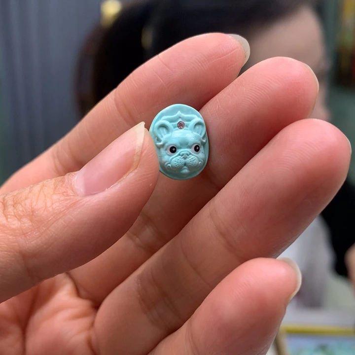 绿松石未镶嵌配饰