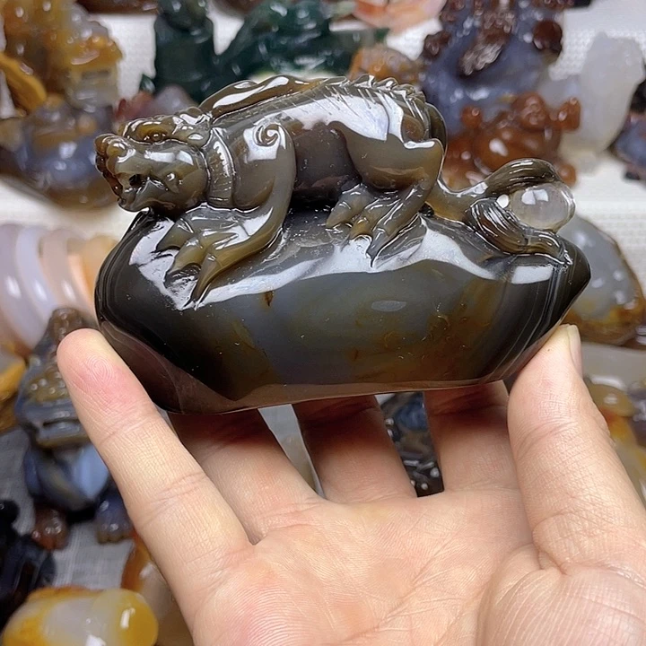 玛瑙/玉髓饰品未镶嵌雨**雪