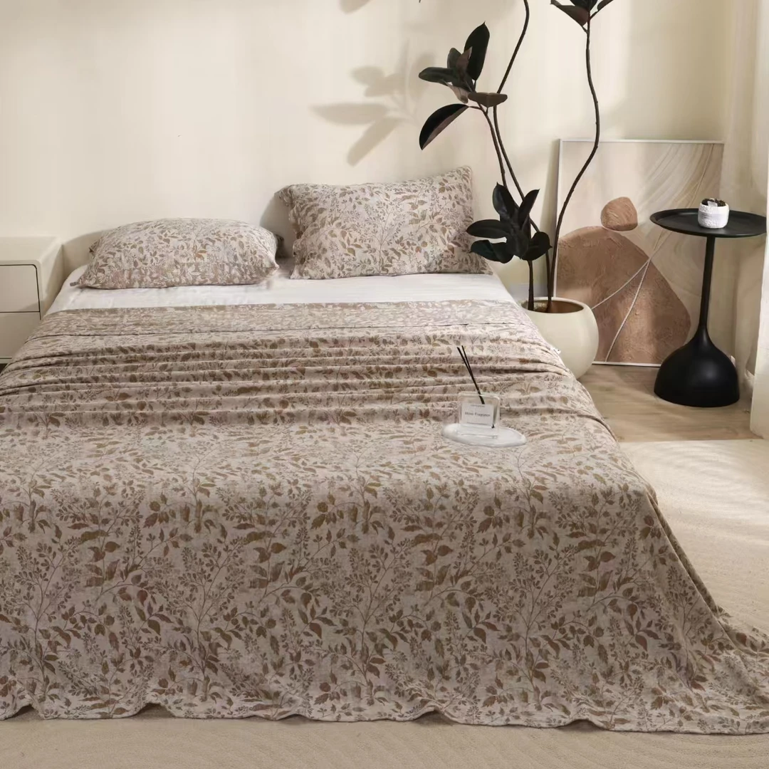 【叶语金被罩】 150*200cm被罩纽扣款透气柔软亲肤吸汗