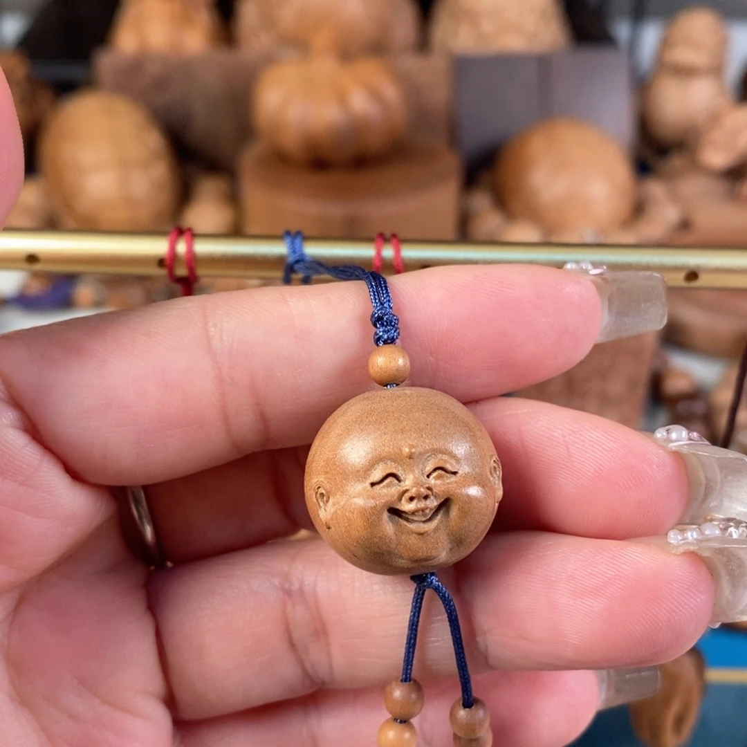 檀香木其他冰***?老山檀香弥勒佛