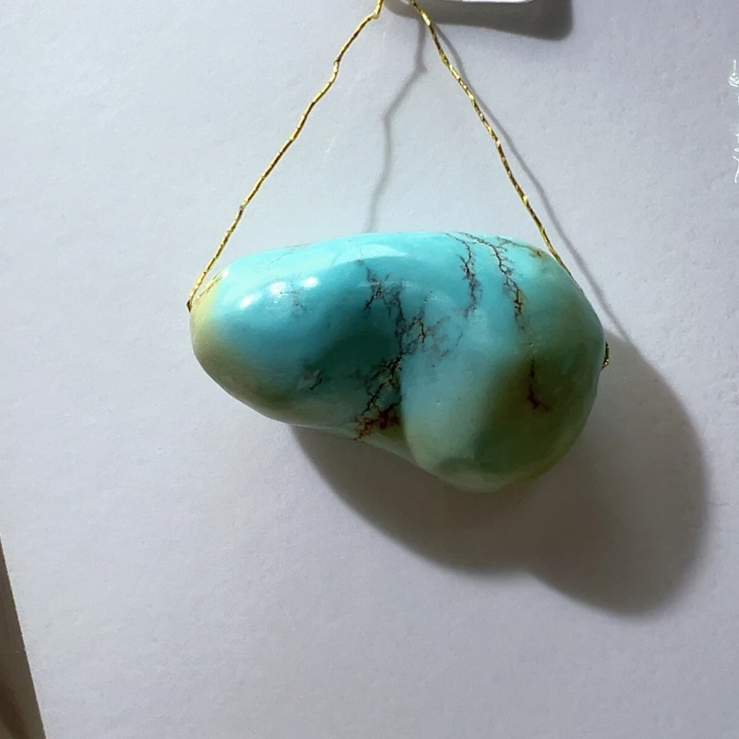 绿松石未镶嵌挂件