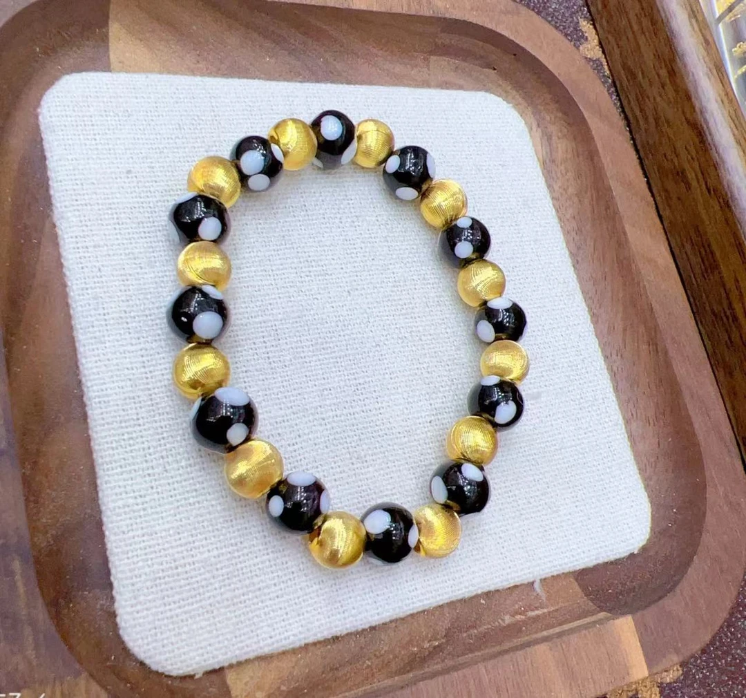 纯铜手链 新款精致古法黑眼睛民族风手链 00069(جىڭ نەزەر كۆز)