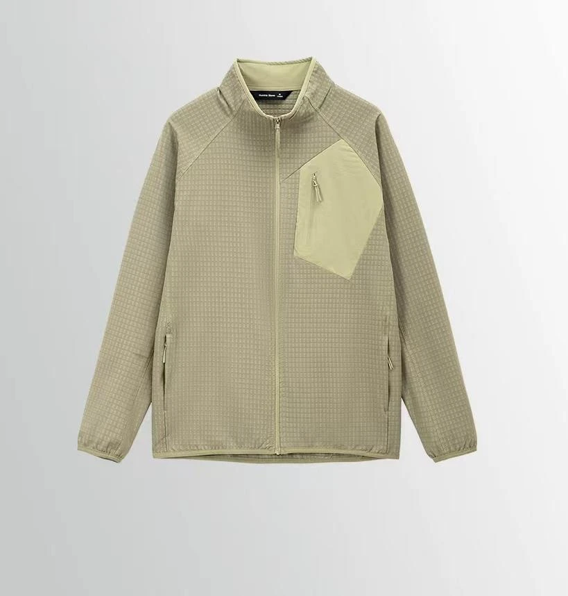 平替!人气王！3D立裁！科技面料户外运动立领夹克外套25013