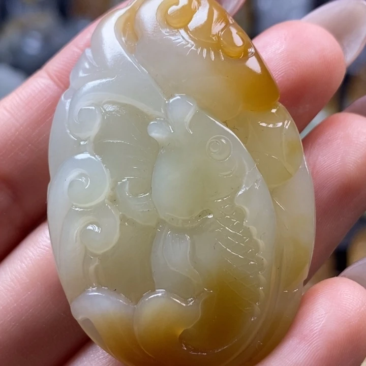 和田玉未镶嵌挂件