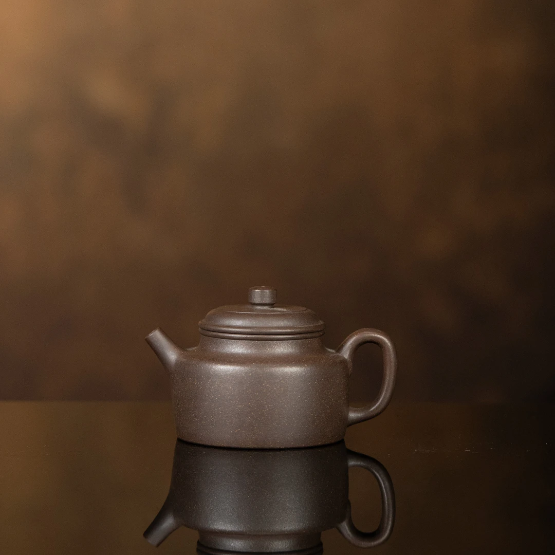【利贞l德钟】原矿段泥柴烧160cc手工宜兴紫砂壶茶具CRY