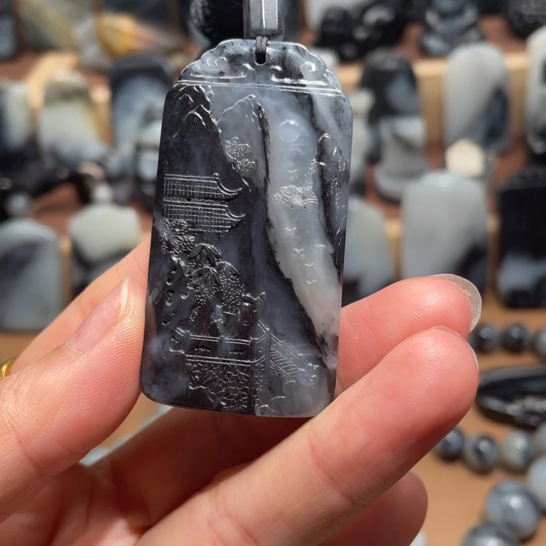 颈饰未镶嵌和田玉