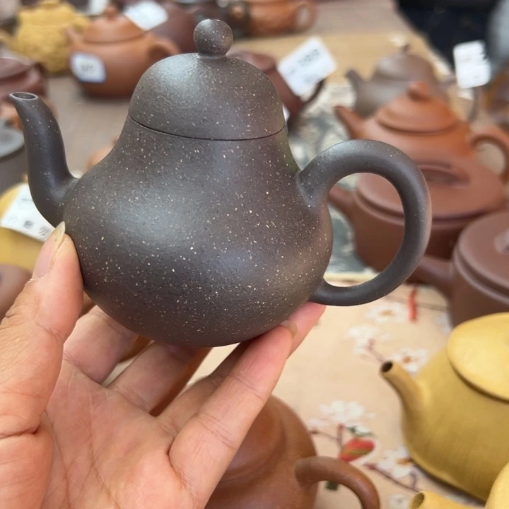 最***寿紫砂茶壶天青瑕疵180