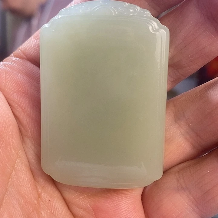 和田玉未镶嵌吊坠(不含链)