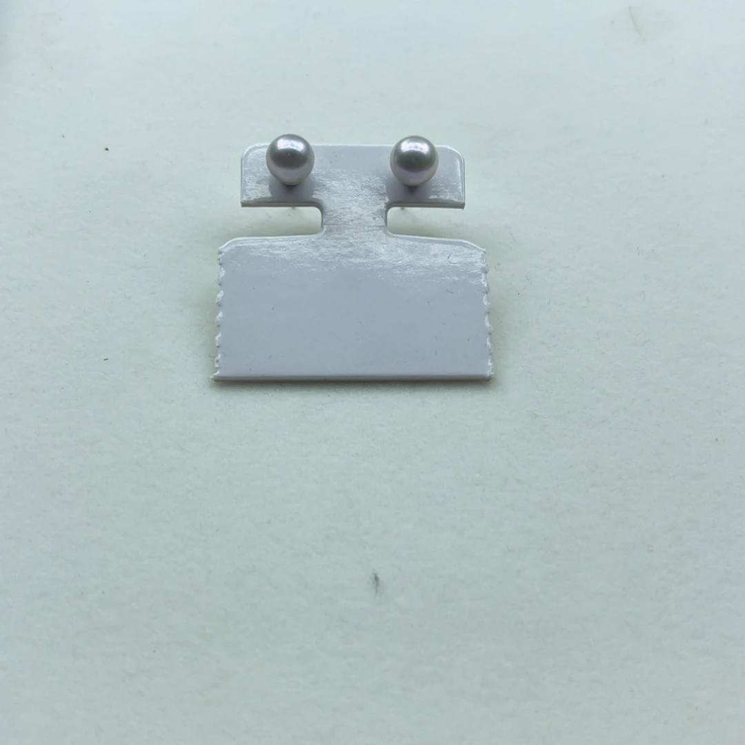 海水珍珠银S925镶嵌耳饰