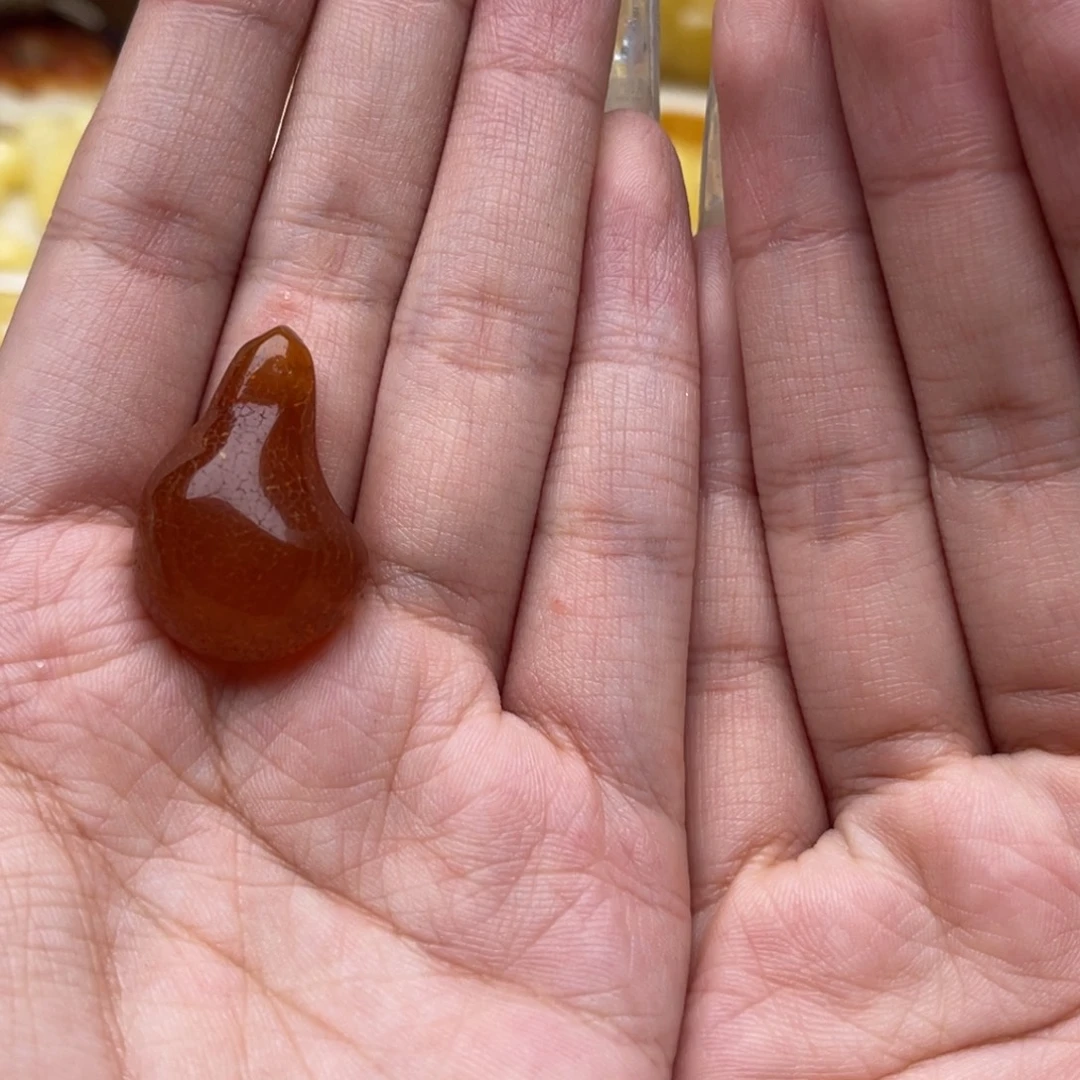 琥珀未镶嵌裸石蜜蜡原石静