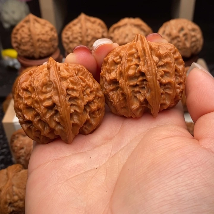 浮***梦把件文玩核桃高苹果