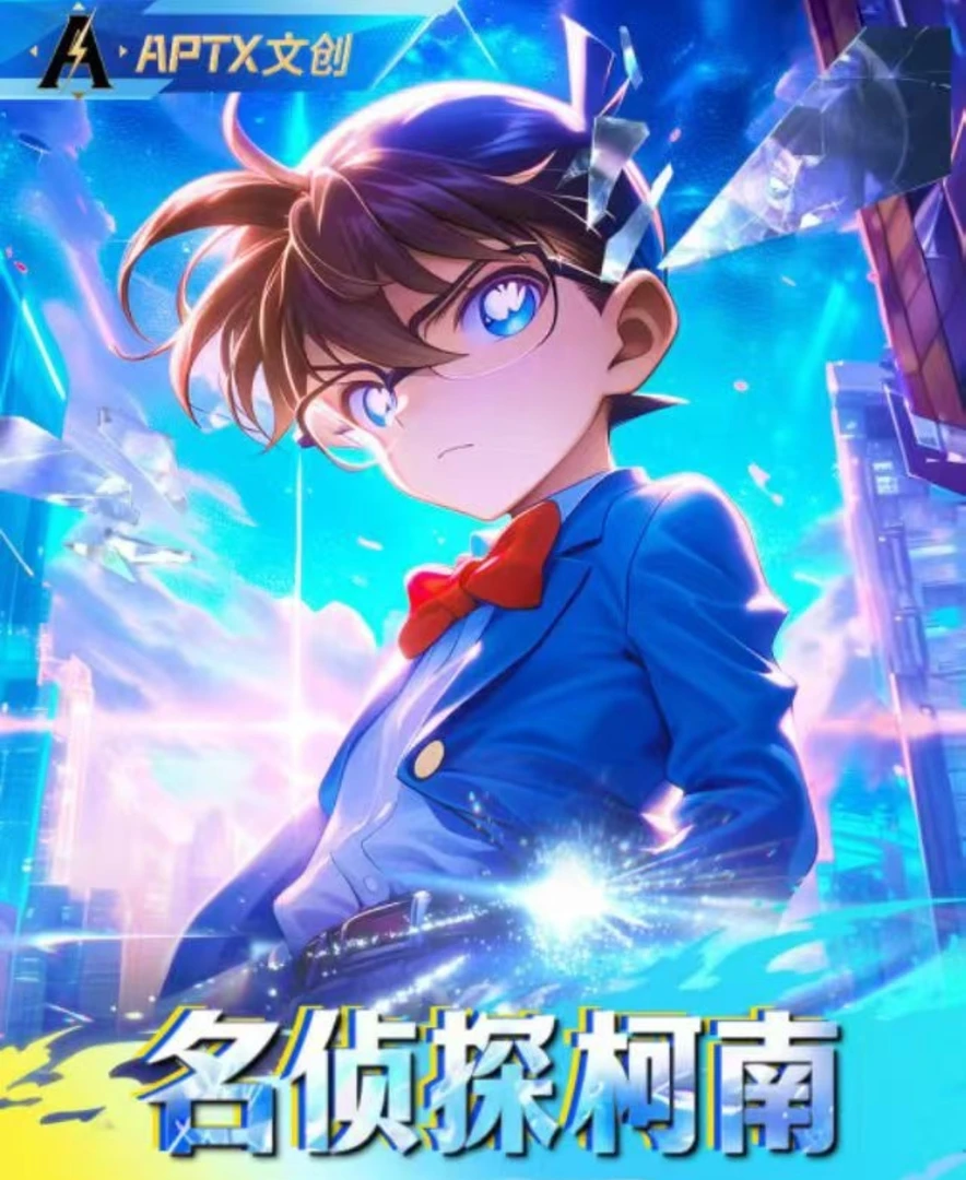 六六【实力爆拆】APTX文创《名侦探柯南 》金属珐琅卡(国卡二创)