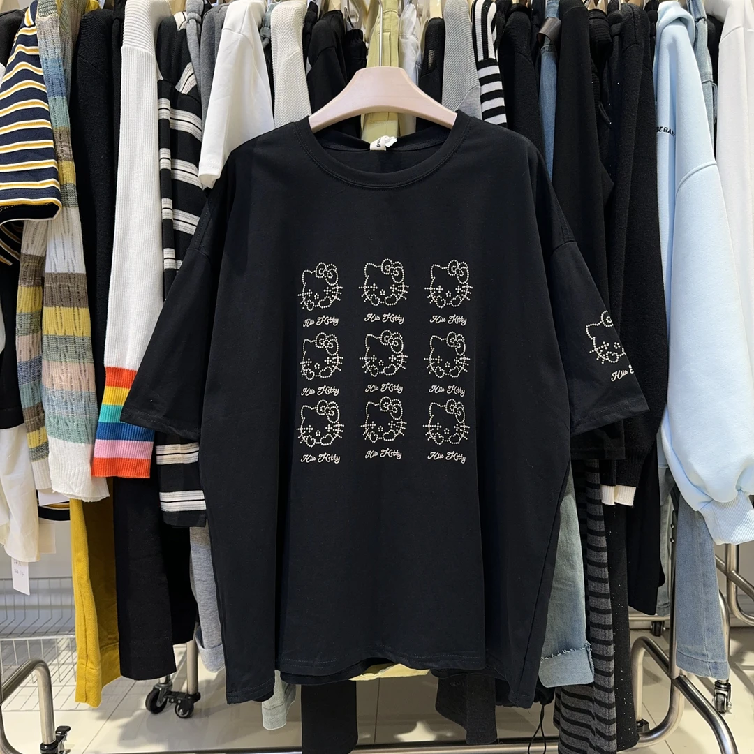 （十八家）2212时尚黑色百搭短袖