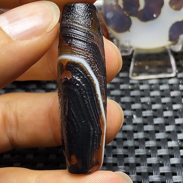 探***士玛瑙/玉髓未镶嵌颈饰