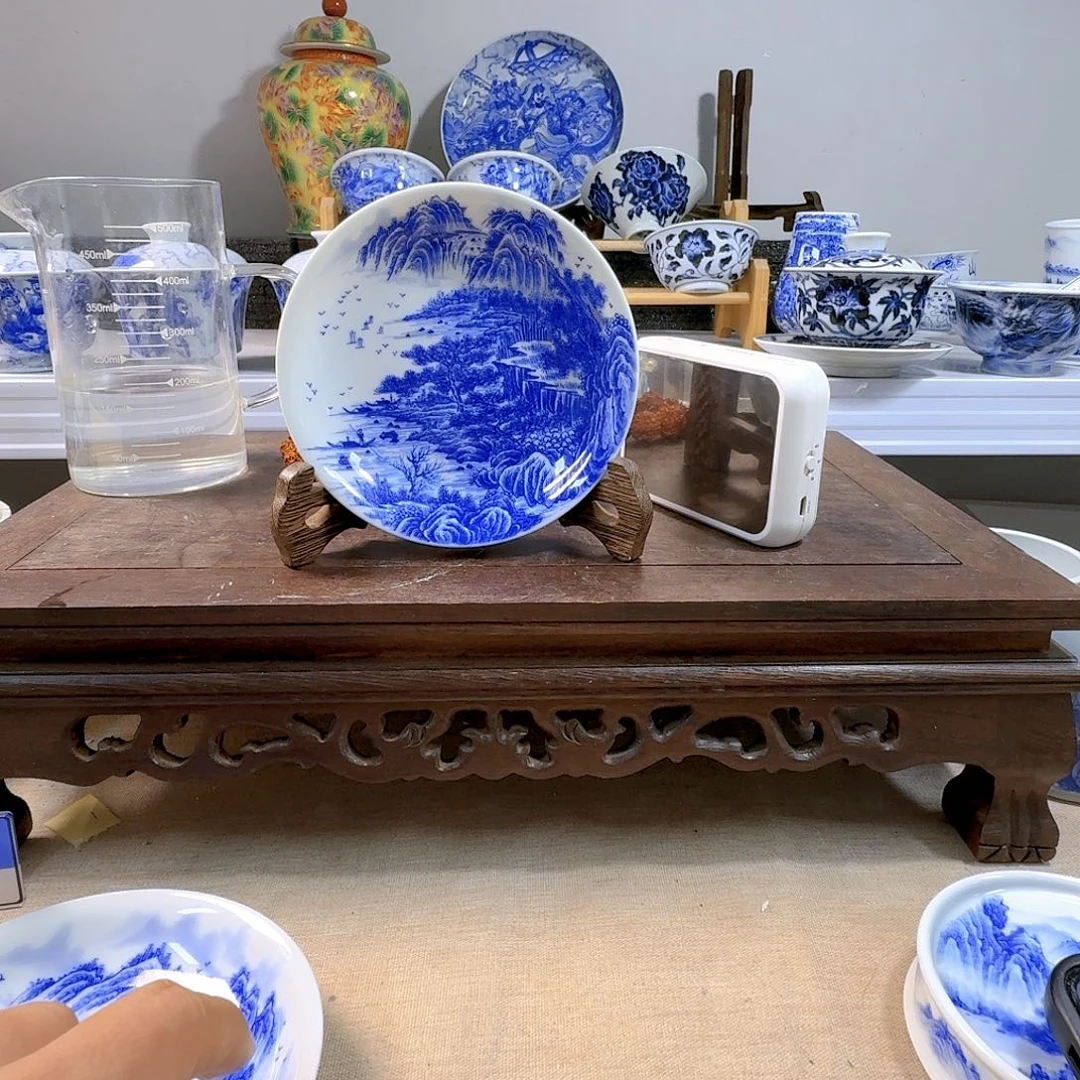 泥塑偷****马壶承手工手绘