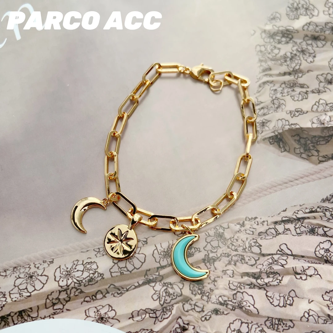 铜合金手链 E507 星月图腾手链