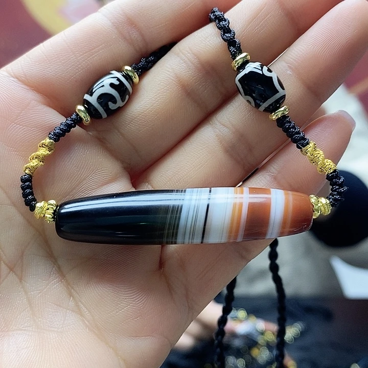 玛瑙/玉髓合金颈饰