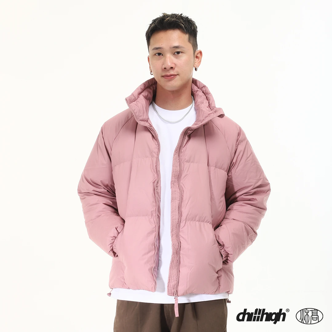 ChillHigh 斜幅结构立领加厚男女士保暖面包服潮牌宽松情侣