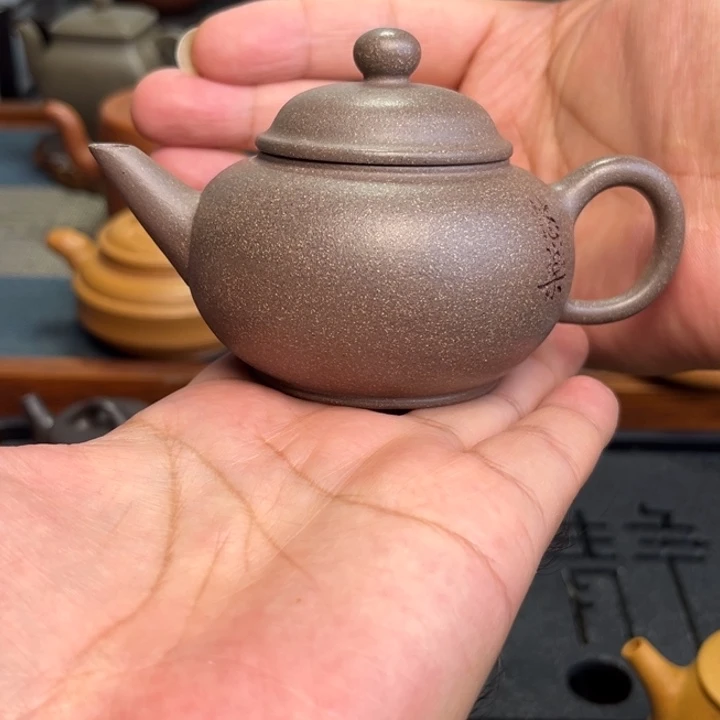 工***一茶壶紫砂原矿紫砂手工制作