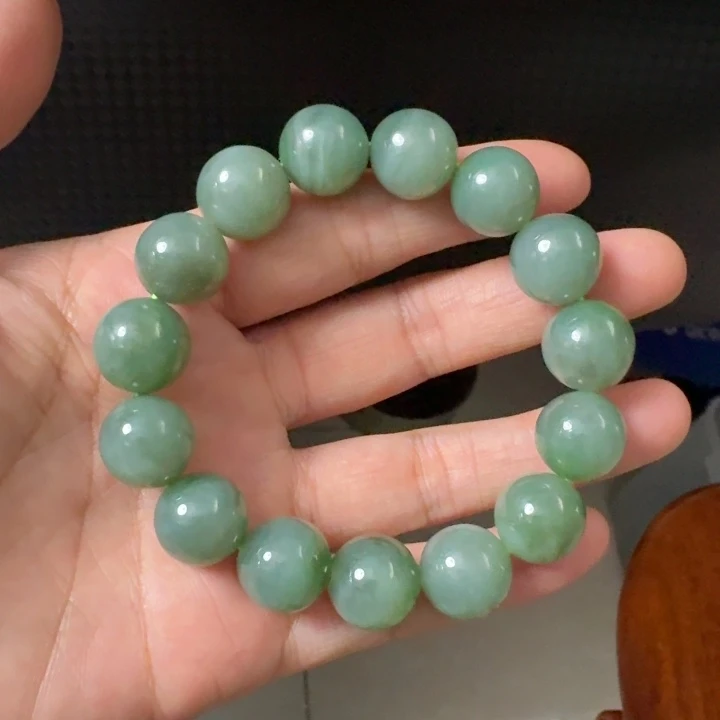 和田玉未镶嵌颈饰俄料粉青14