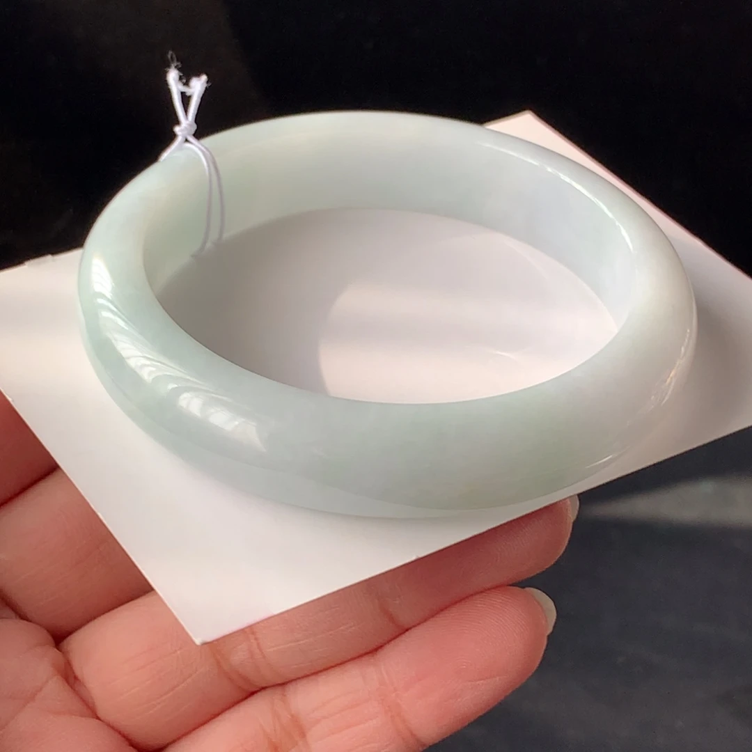 翡翠未镶嵌手镯14号57.7-13.3-7.9