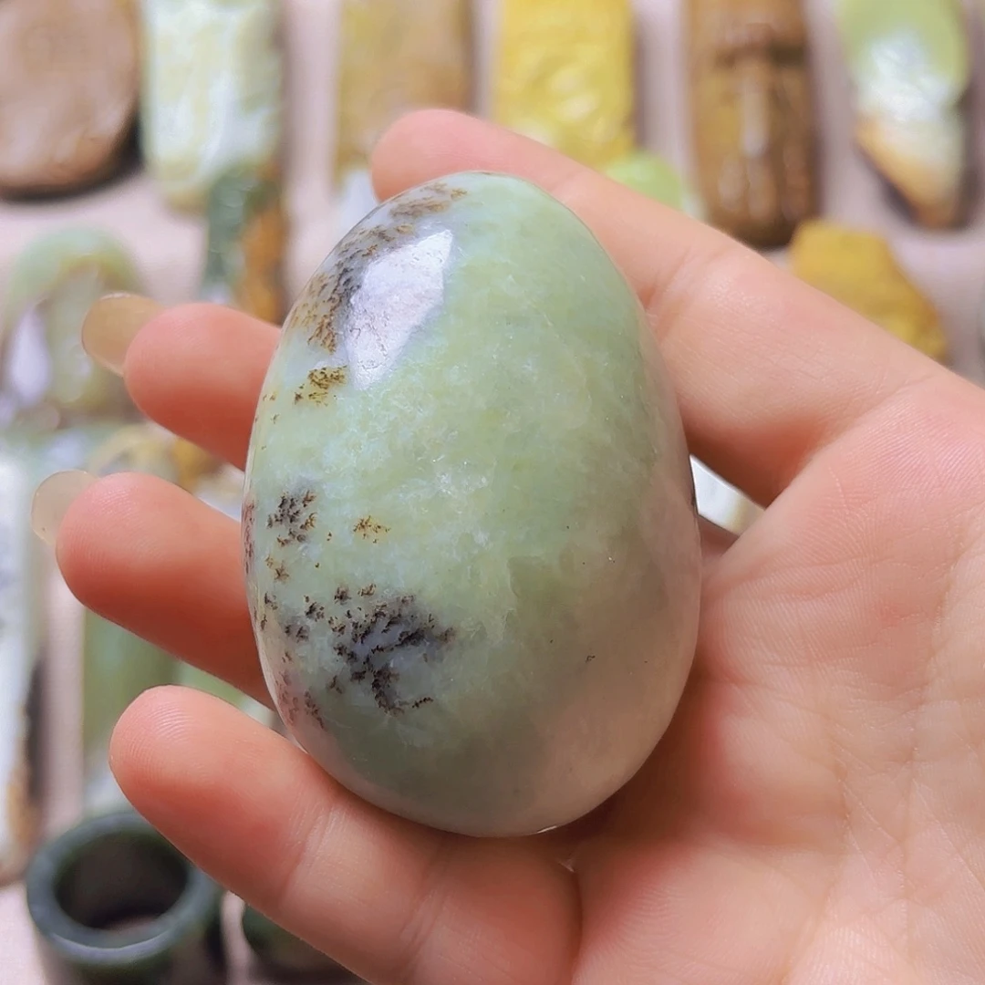 岫岩河磨玉（透闪石质玉）未镶嵌挂件