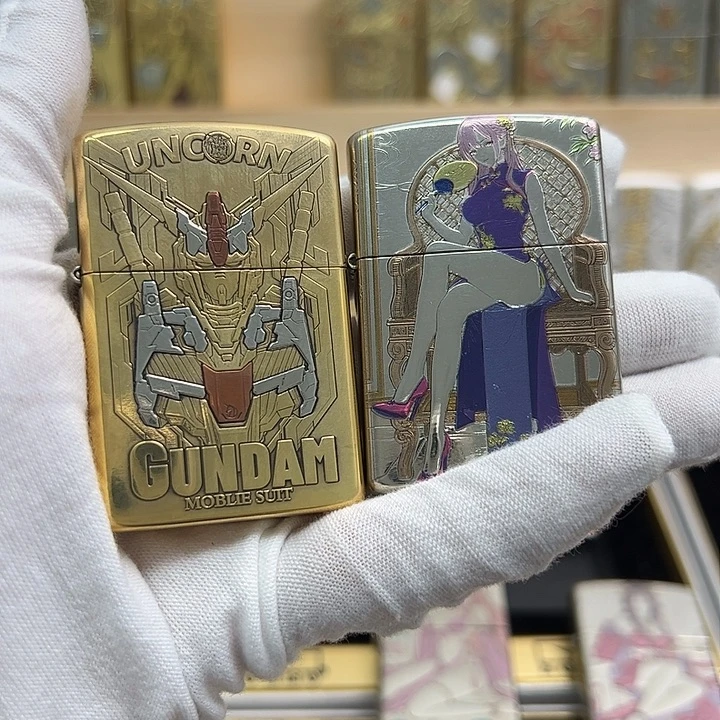 高达镶嵌，旗袍2代，火机