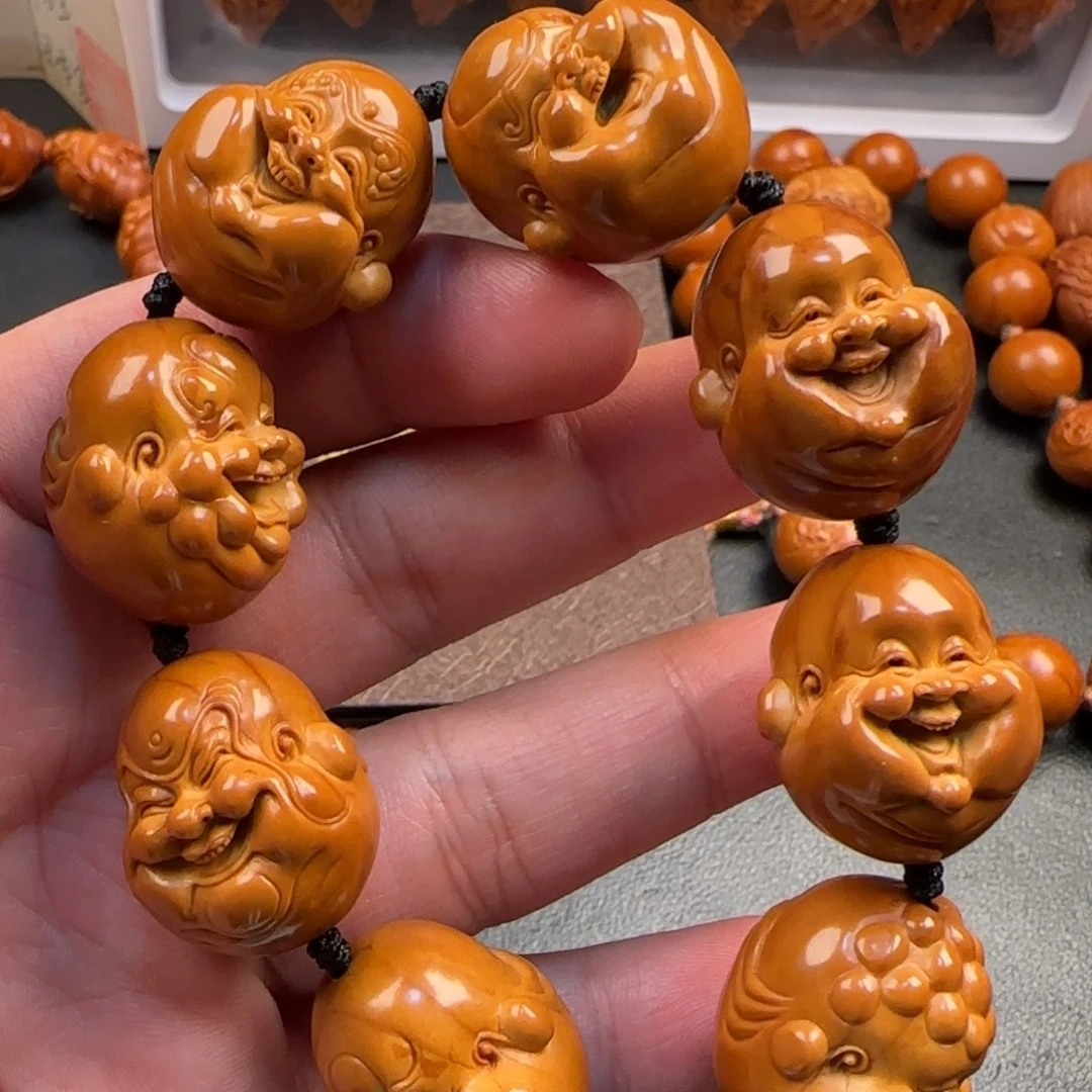 手串/手链橄榄核李俊笑佛手串